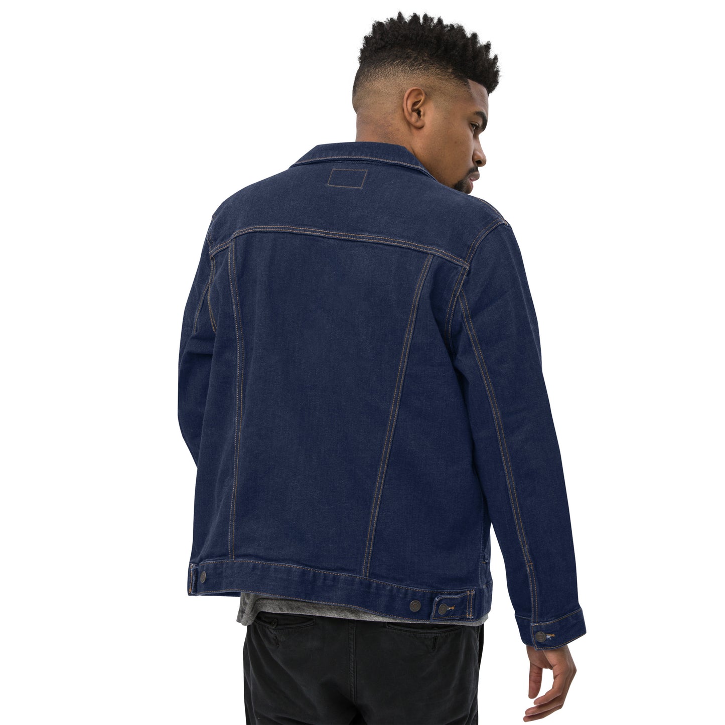 Veste jean brodé ROC